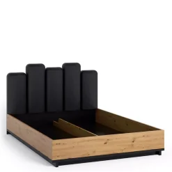 Łóżka Młodzieżowe|Łóżka Z Zagłówkiem>GiB Meble Łóżko rustykalne 160x200 Dąb artisan ISMENA