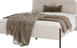 Łóżka Młodzieżowe|Łóżka Małżeńskie></noscript>Helvetia Łóżko skrzyniowe 160x200 cm z pojemnikiem do sypialni kaszmir JUKON