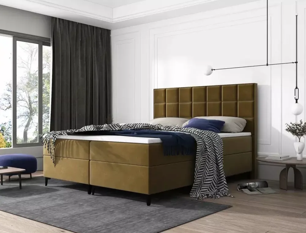 Łóżka Młodzieżowe|Łóżka Na Nóżkach>Laaph Studio Łóżko sypialniane 140x200 BOHOL