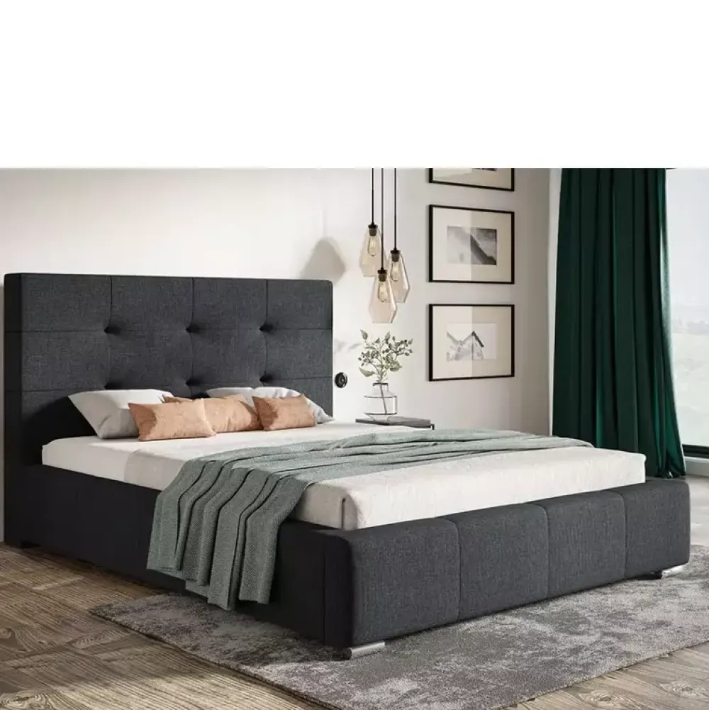 Łóżka Młodzieżowe|Łóżka Z Pojemnikiem>Riban Łóżko sypialniane 140x200 cm PRANS