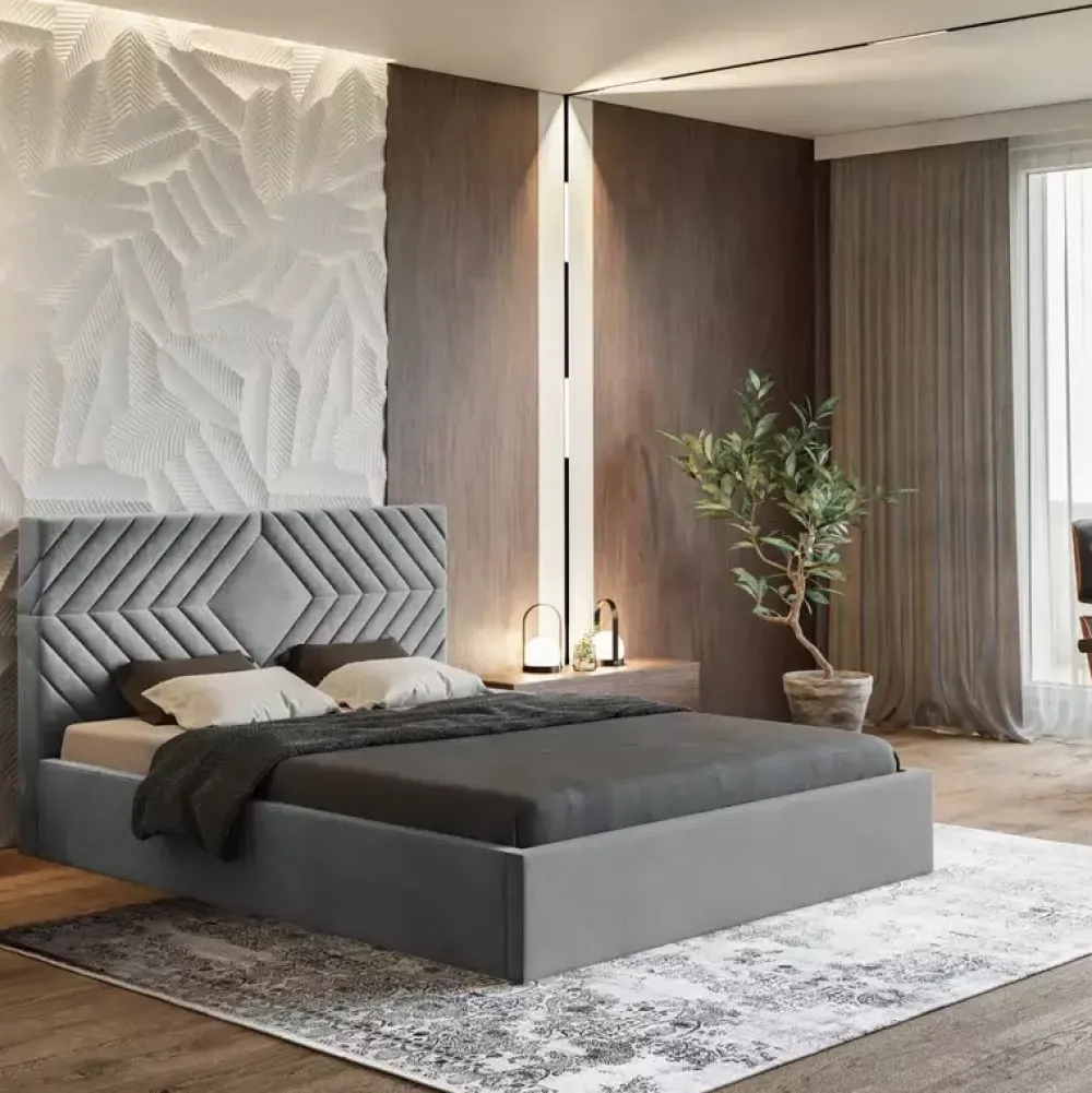 Łóżka Młodzieżowe|Łóżka Z Zagłówkiem>Riban Łóżko sypialniane 140x200 cm PUBUS