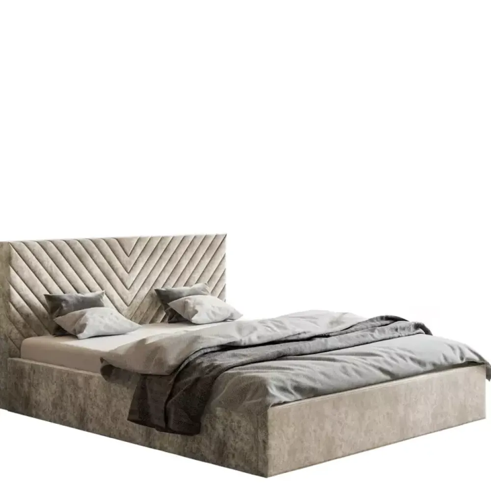 Łóżka Młodzieżowe|Łóżka Z Zagłówkiem>Riban Łóżko sypialniane 160x200 cm REBURY