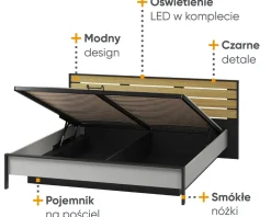 Łóżka Małżeńskie|Łóżka Ze Stelażem><noscript><img width=