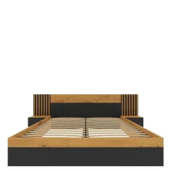 Łóżka Z Zagłówkiem|Łóżka Nowoczesne>Meblohand Łóżko sypialniane 180x200 z szafkami nocnymi NELGARI