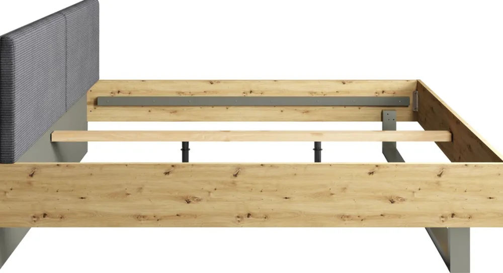 Łóżka Na Nóżkach|Łóżka Z Zagłówkiem>MEBLOSIEK Łóżko sypialniane 180x200 z tapicerowanym zagłówkiem RUSTICA