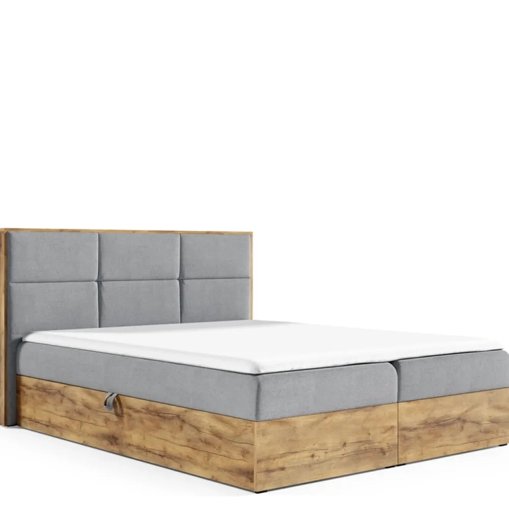 Łóżka Małżeńskie|Łóżka Z Zagłówkiem>Gruszka Łóżko sypialniane 180x200 z zagłówkiem VALENCE