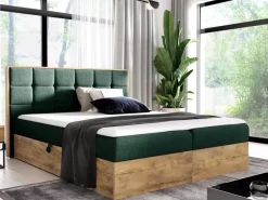 Łóżka Młodzieżowe|Łóżka Małżeńskie></noscript>Gruszka Łóżko sypialniane z pojemnikiem 160x200 VODICE