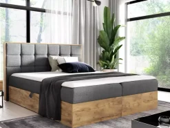 Łóżka Młodzieżowe|Łóżka Małżeńskie></noscript>Gruszka Łóżko sypialniane z pojemnikiem 160x200 VODICE