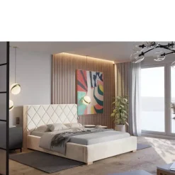 Łóżka Młodzieżowe|Łóżka Dziecięce>Riban Łóżko tapicerowane do sypialni 120x200 cm STRALO