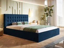 Łóżka Młodzieżowe|Łóżka Z Zagłówkiem>Riban Łóżko tapicerowane podwójne 160x200 cm HARK