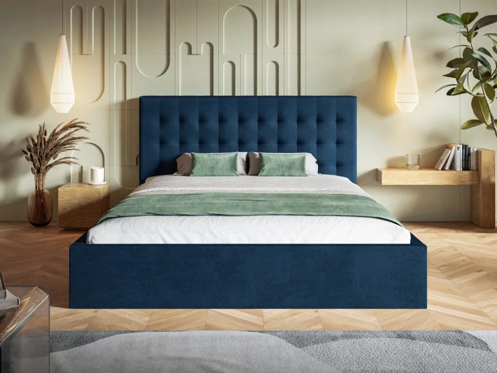 Łóżka Młodzieżowe|Łóżka Z Zagłówkiem>Riban Łóżko tapicerowane podwójne 160x200 cm HARK