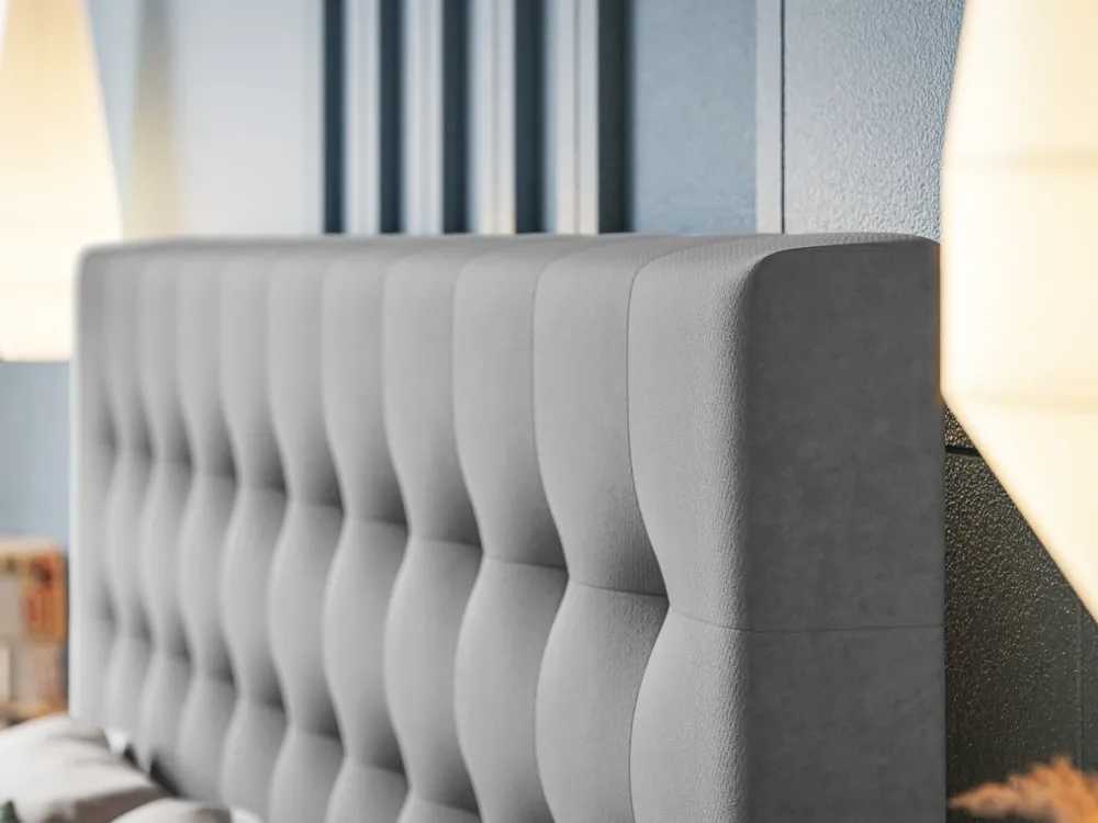 Łóżka Młodzieżowe|Łóżka Z Zagłówkiem>Riban Łóżko tapicerowane podwójne 160x200 cm HARK