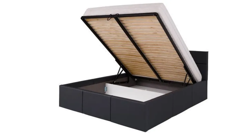 Łóżka Młodzieżowe|Łóżka Z Pojemnikiem>GiB Meble Łóżko tapicerowane w nowoczesnym stylu 160x200 grafit MODERN