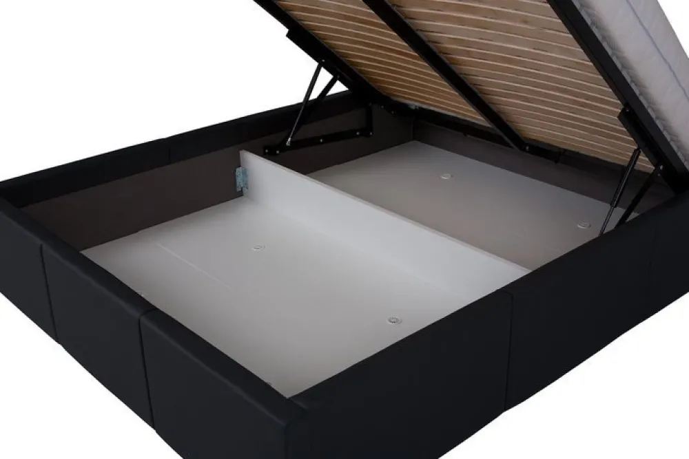 Łóżka Młodzieżowe|Łóżka Z Pojemnikiem>GiB Meble Łóżko tapicerowane w nowoczesnym stylu 160x200 grafit MODERN