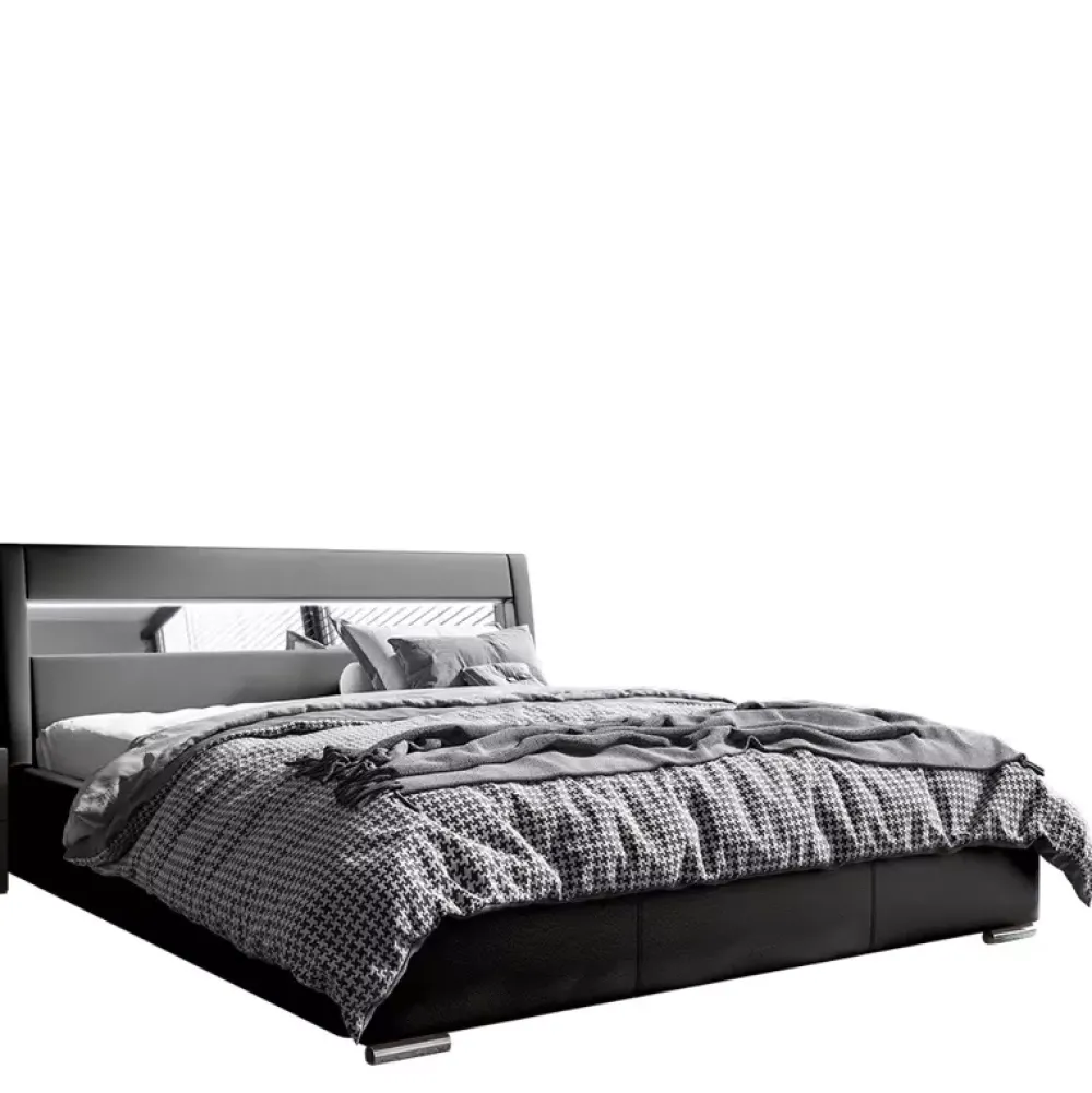 Łóżka Młodzieżowe|Łóżka Z Zagłówkiem>Gruszka Łóżko Tapicerowane 140x200 beżowe LAGOS