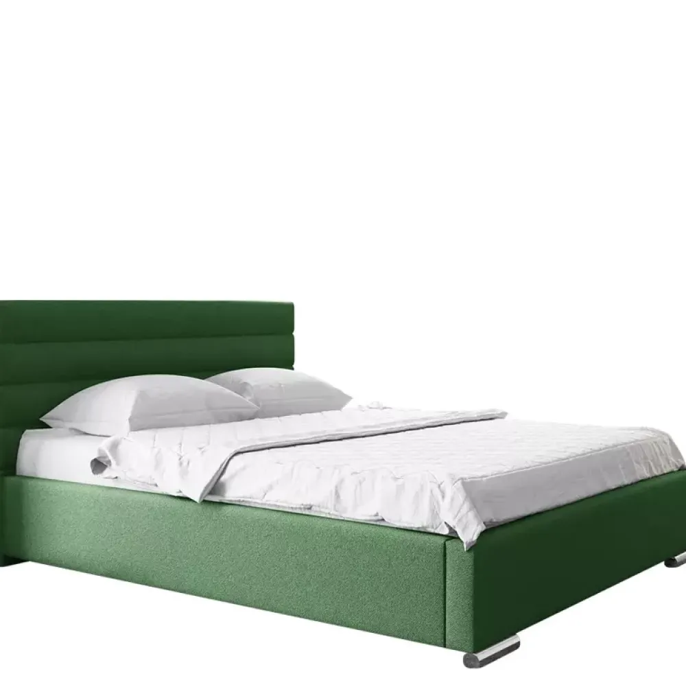 Łóżka Młodzieżowe|Łóżka Z Zagłówkiem>Gruszka Łóżko tapicerowane 140x200 beżowe LIZBONA