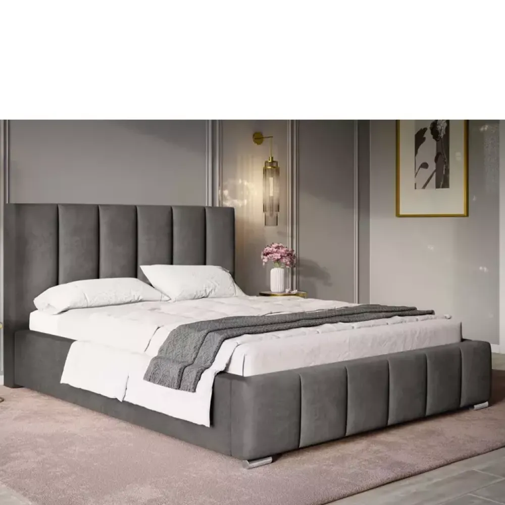 Łóżka Młodzieżowe|Łóżka Z Zagłówkiem>Riban Łóżko tapicerowane 140x200 cm CAND