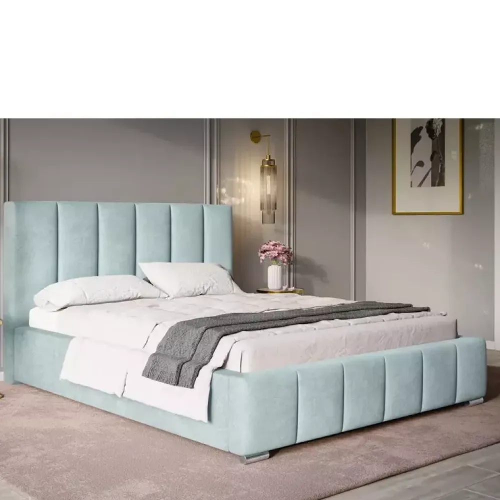 Łóżka Młodzieżowe|Łóżka Z Zagłówkiem>Riban Łóżko tapicerowane 140x200 cm CAND