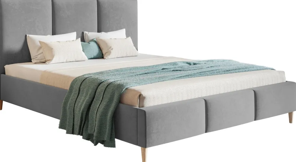 Łóżka Młodzieżowe|Łóżka Na Nóżkach>Riban Łóżko tapicerowane 140x200 cm do sypialni LIMBO nowoczesne