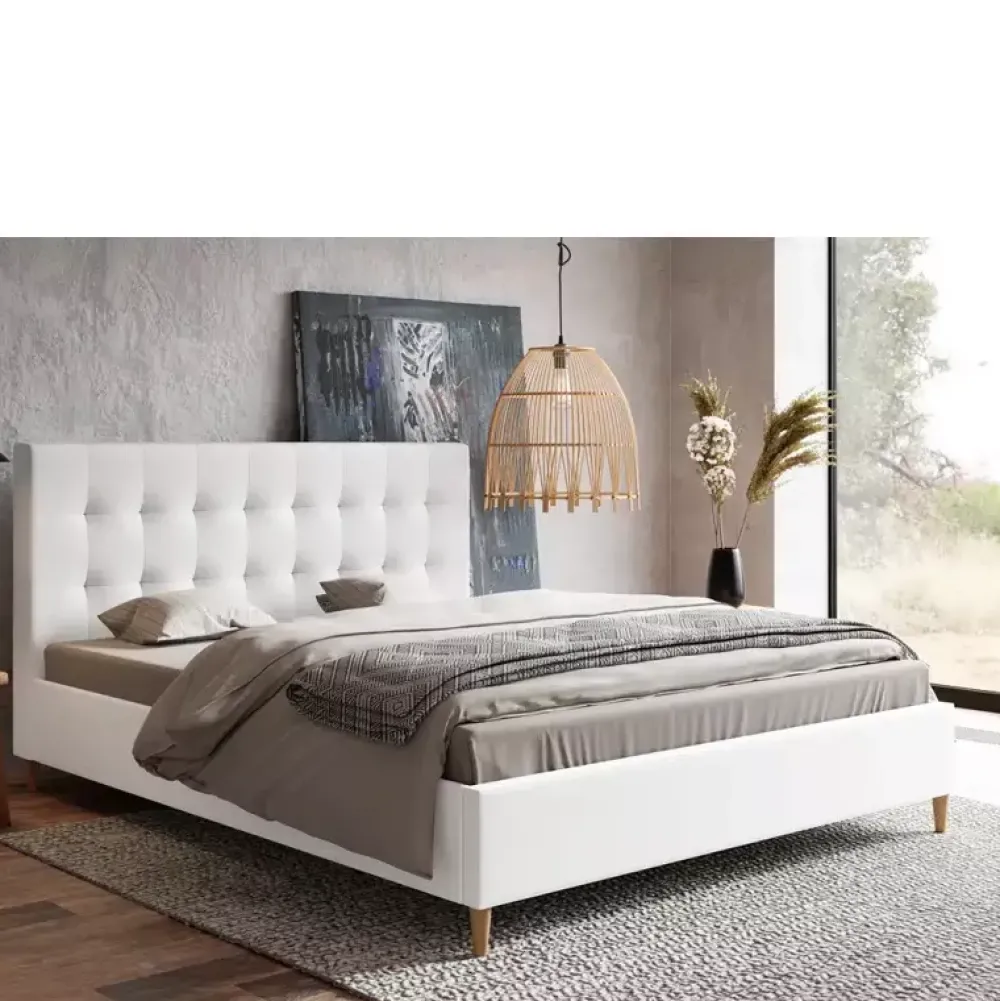 Łóżka Młodzieżowe|Łóżka Dziecięce>Riban Łóżko tapicerowane 120x200 cm do sypialni DRACO