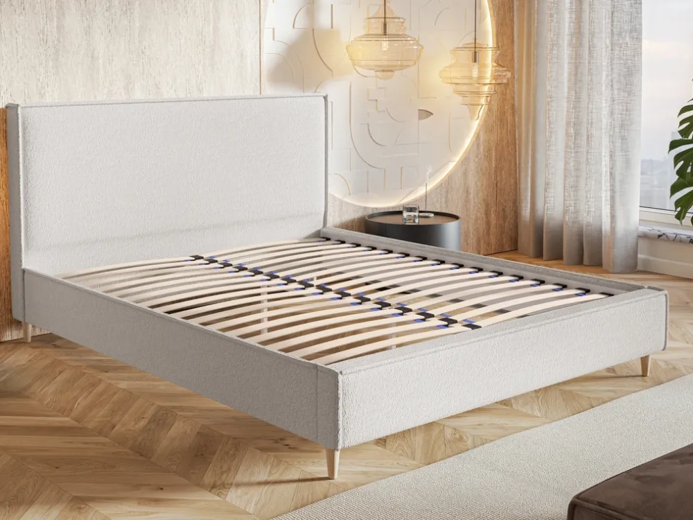 Łóżka Młodzieżowe|Łóżka Na Nóżkach>Riban Łóżko tapicerowane 140x200 cm EDAN sypialniane