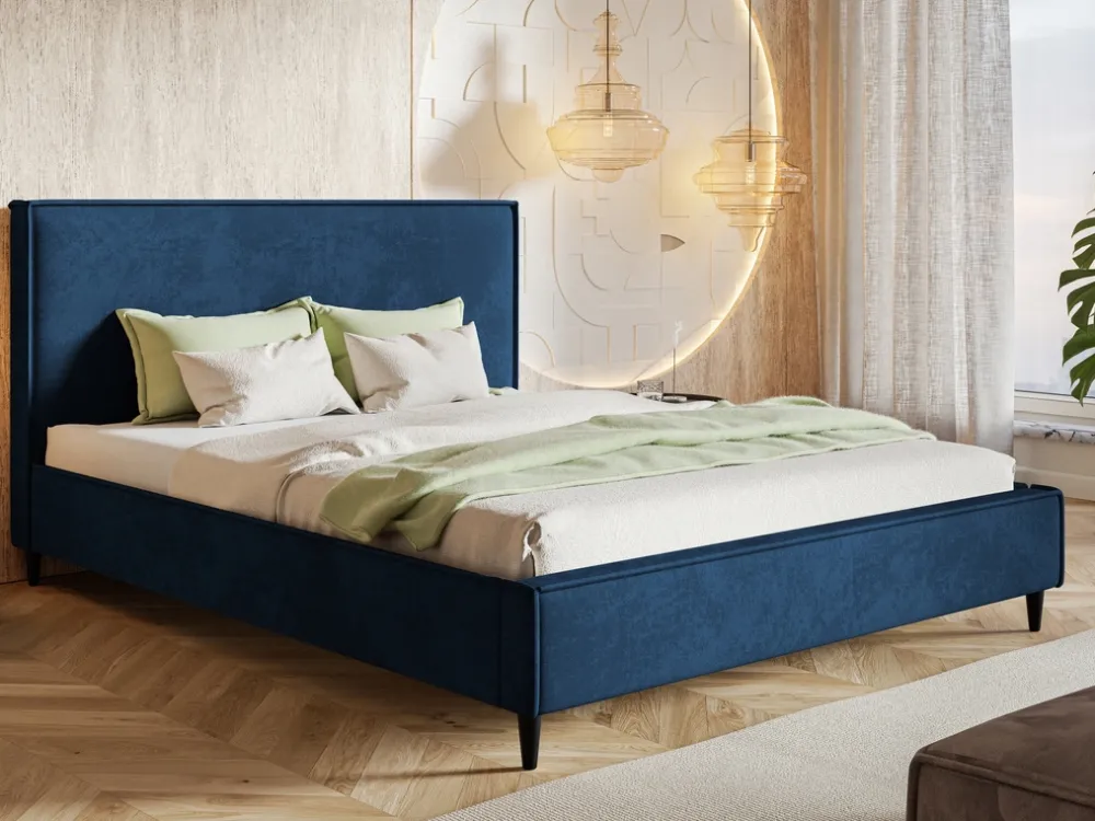 Łóżka Młodzieżowe|Łóżka Na Nóżkach>Riban Łóżko tapicerowane 140x200 cm EDAN sypialniane