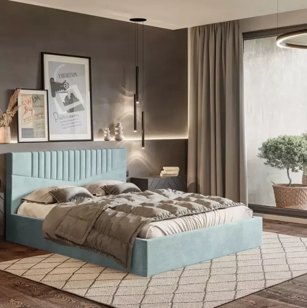 Łóżka Młodzieżowe|Łóżka Dziecięce>Riban Łóżko tapicerowane 120x200 cm ORIATA