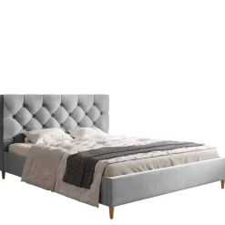 Łóżka Młodzieżowe|Łóżka Na Nóżkach></noscript>Riban Łóżko tapicerowane 160x200 cm TIBUS granatowe