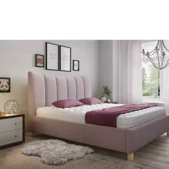 Łóżka Na Nóżkach|Łóżka Różowe></noscript>COMFORTEO Łóżko tapicerowane 180x200 do sypialni ARIEL
