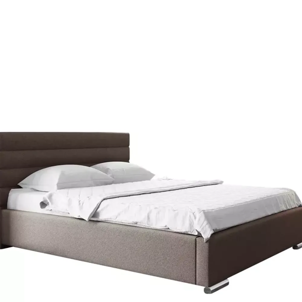 Łóżka Z Zagłówkiem|Łóżka Granatowe>Gruszka Łóżko Tapicerowane 180x200 granatowe LIZBONA