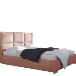 Łóżka Z Zagłówkiem|Łóżka Z Pojemnikiem></noscript>Gruszka Łóżko tapicerowane 180x200 granatowe MADRYT