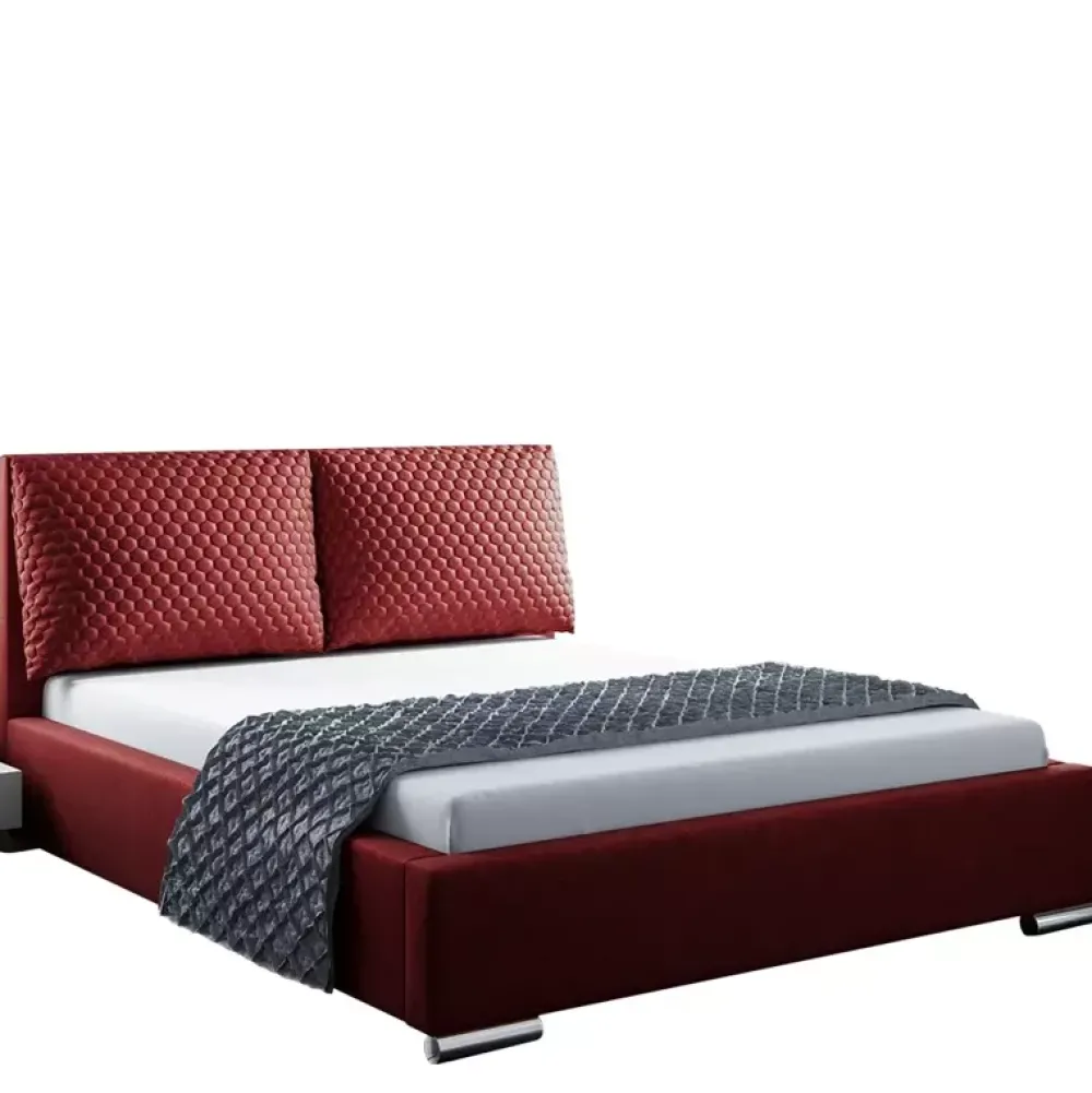 Łóżka Granatowe|Łóżka Dwuosobowe>Gruszka Łóżko tapicerowane 180x200 granatowe DAKAR