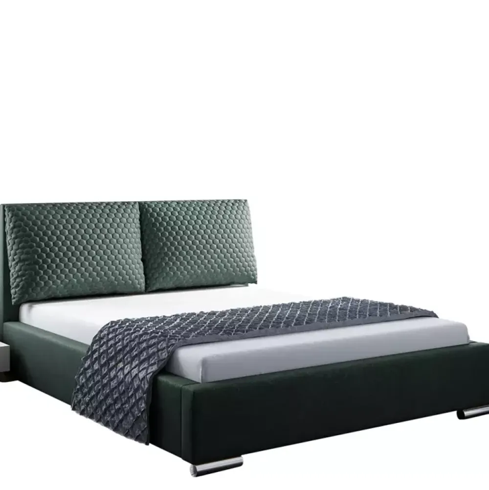 Łóżka Granatowe|Łóżka Dwuosobowe>Gruszka Łóżko tapicerowane 180x200 granatowe DAKAR