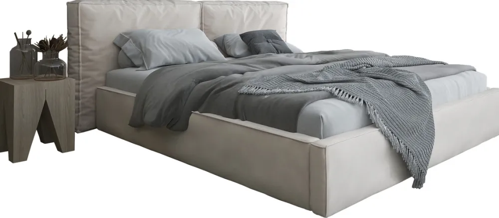 Łóżka Młodzieżowe|Łóżka Z Zagłówkiem>Laaph Studio Łóżko tapicerowane 140x200 PALISE