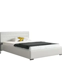 Łóżka Młodzieżowe|Łóżka Z Zagłówkiem>Gruszka Łóżko tapicerowane 160x200 szare ODESSA