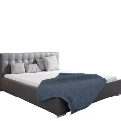 Łóżka Młodzieżowe|Łóżka Dziecięce>Gruszka Łóżko tapicerowane 120x200 szare WIEDEŃ