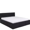 Łóżka Młodzieżowe|Łóżka Z Zagłówkiem>GiB Meble Łóżko tapicerowane 160x200 z pojemnikiem czarny MODERN