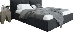 Łóżka Z Zagłówkiem|Łóżka Z Pojemnikiem>Laaph Studio Łóżko tapicerowane 180x200 z pojemnikiem PALISE