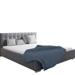 Łóżka Młodzieżowe|Łóżka Zielone>Gruszka Łóżko tapicerowane 140x200 zielone WIEDEŃ