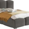 Łóżka Młodzieżowe|Łóżka Małżeńskie>Riban Łóżko tapicerowane z pojemnikiem na pościel 160x200 cm CERDI stelaż