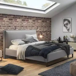 Łóżka Z Zagłówkiem|Łóżka Z Pojemnikiem></noscript>COMFORTEO Łóżko tapicerowane z pojemnikiem na pościel 180x200 WINTER