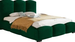 Łóżka Małżeńskie|Łóżka Ze Stelażem>Riban Łóżko tapicerowane z pojemnikiem na pościel 200x200 cm CERDI metalowy stelaż