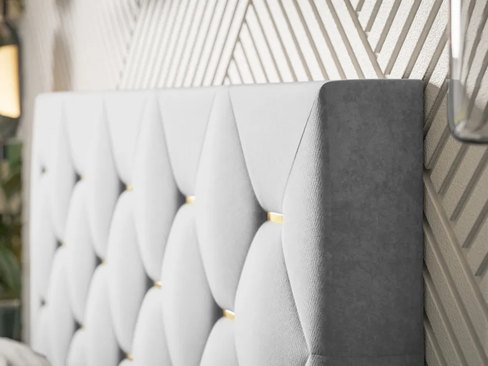 Łóżka Z Zagłówkiem|Łóżka Z Pojemnikiem>Riban Łóżko tapicerowane z pojemnikiem 180x200 cm DRALE