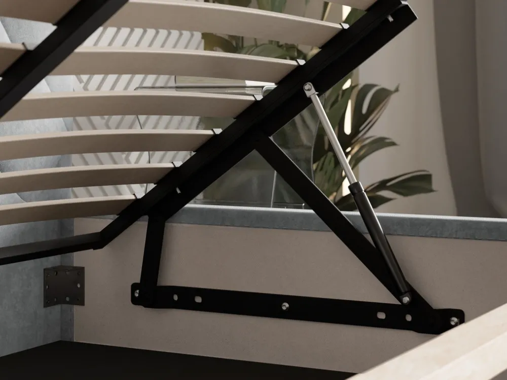 Łóżka Z Zagłówkiem|Łóżka Z Pojemnikiem>Riban Łóżko tapicerowane z pojemnikiem 180x200 cm DRALE