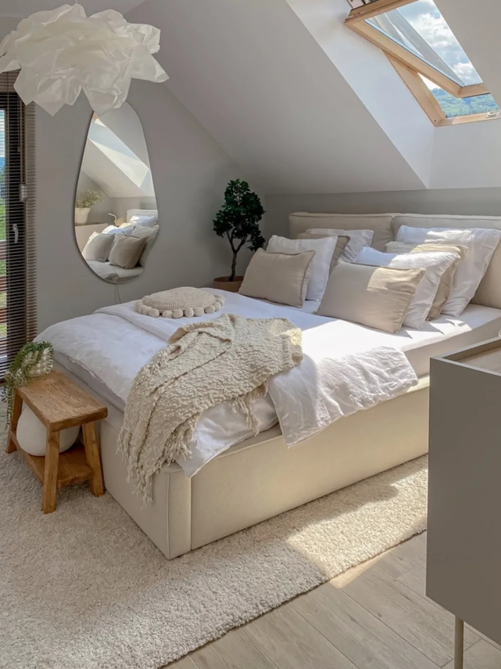 Meble Młodzieżowe|Łóżka Młodzieżowe>Laaph Studio Łóżko tapicerowane z pojemnikiem na pościel 160x200 PALISE