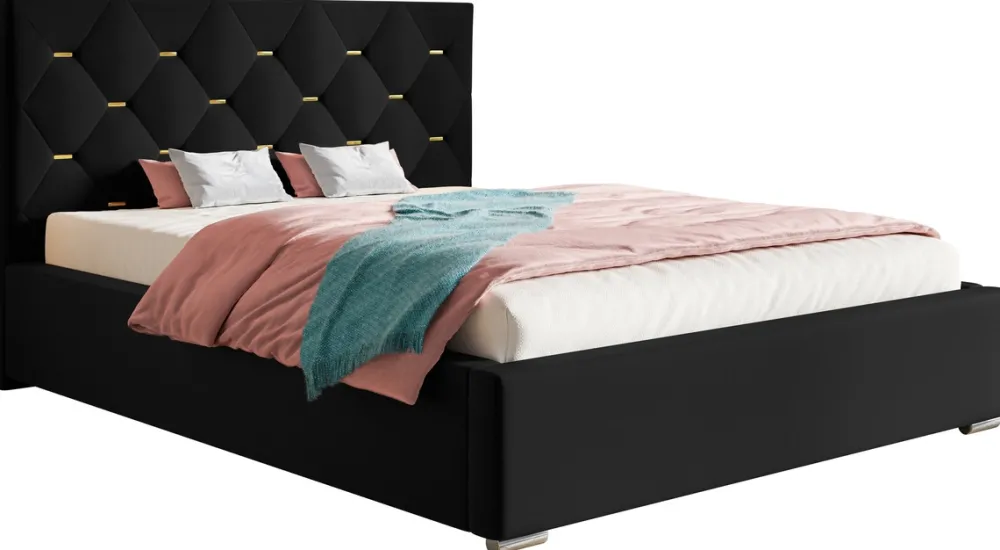 Łóżka Z Zagłówkiem|Łóżka Młodzieżowe>Riban Łóżko 140x200 cm z pojemnikiem na pościel VIVID