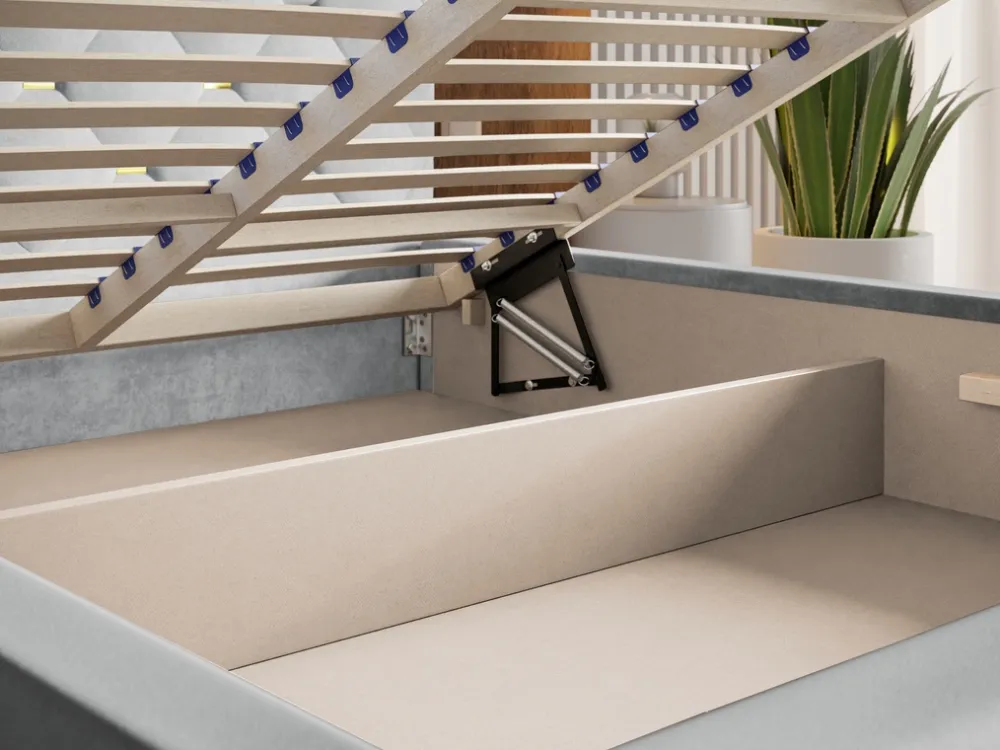 Łóżka Z Zagłówkiem|Łóżka Młodzieżowe>Riban Łóżko 140x200 cm z pojemnikiem na pościel VIVID