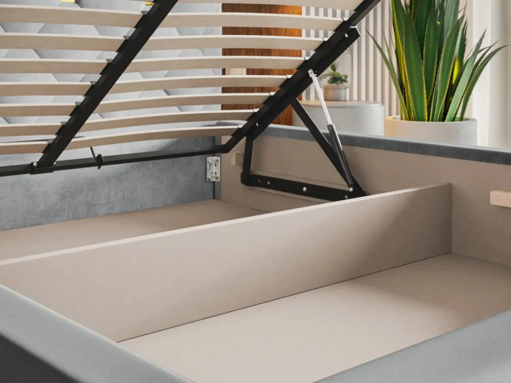 Łóżka Z Zagłówkiem|Łóżka Młodzieżowe>Riban Łóżko 140x200 cm z pojemnikiem na pościel VIVID