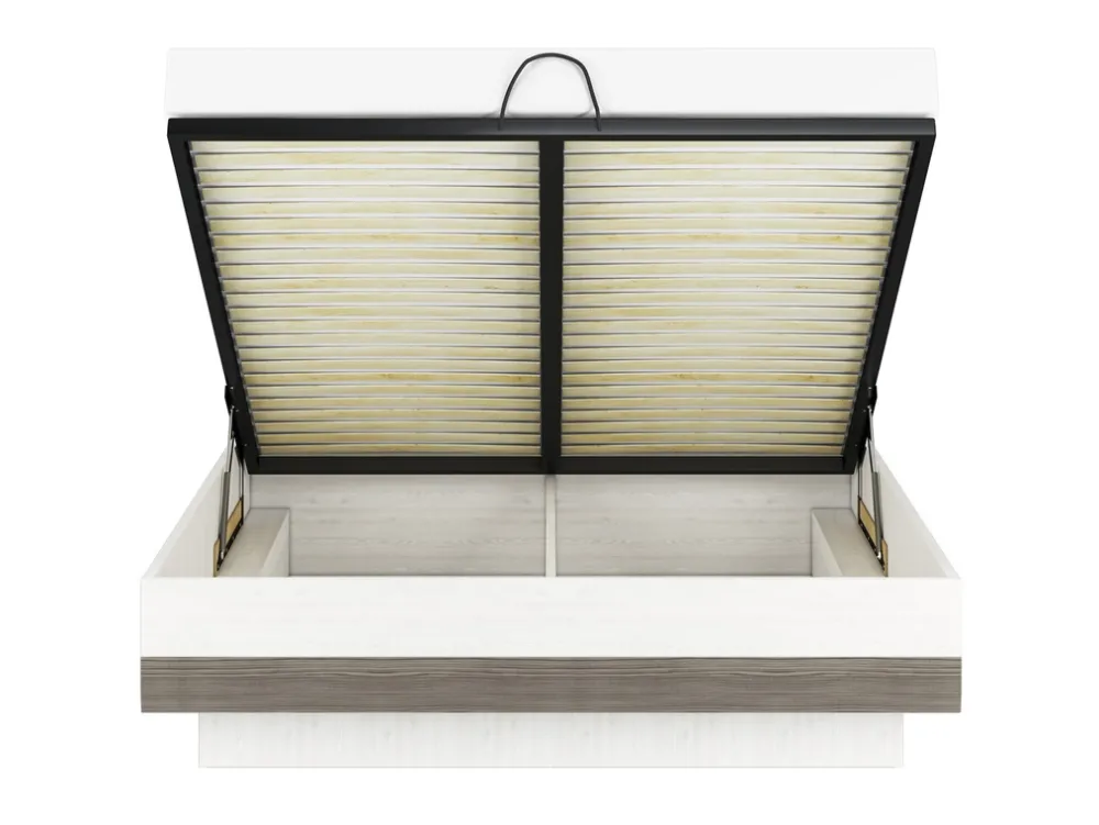 Łóżka Młodzieżowe|Łóżka Małżeńskie>ML Meble Łóżko 160x200 cm do sypialni z pojemnikiem na pościel BLANCO