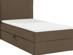 Łóżka Młodzieżowe|Łóżka Ze Stelażem>BROMARKT Łóżko 80x200 cm kontynentalne do pokoju dziecka MALIBU brązowe